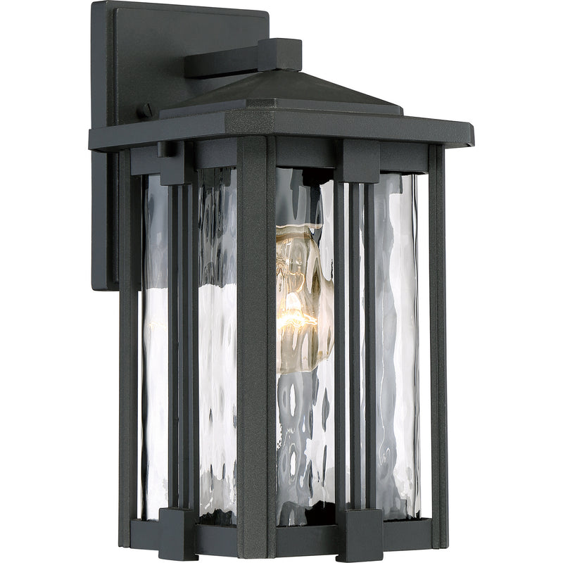 Quoizel EVG8407EK One Light Outdoor Wall Lantern, Earth Black Finish - LightingWellCo