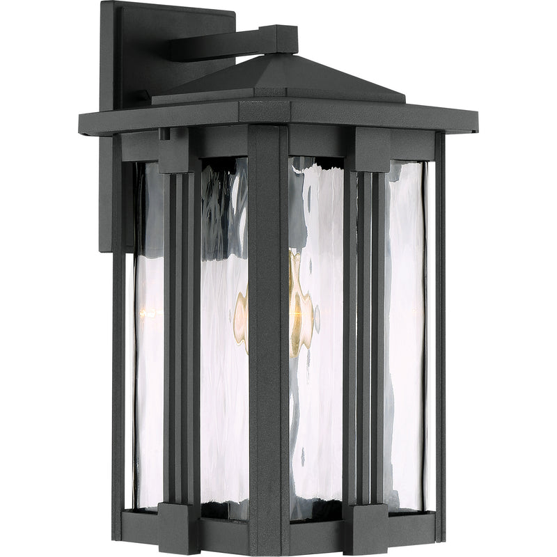 Quoizel EVG8409EK One Light Outdoor Wall Lantern, Earth Black Finish - LightingWellCo
