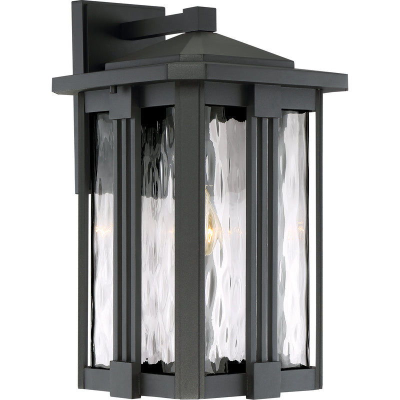 Quoizel EVG8411EK One Light Outdoor Wall Lantern, Earth Black Finish - LightingWellCo