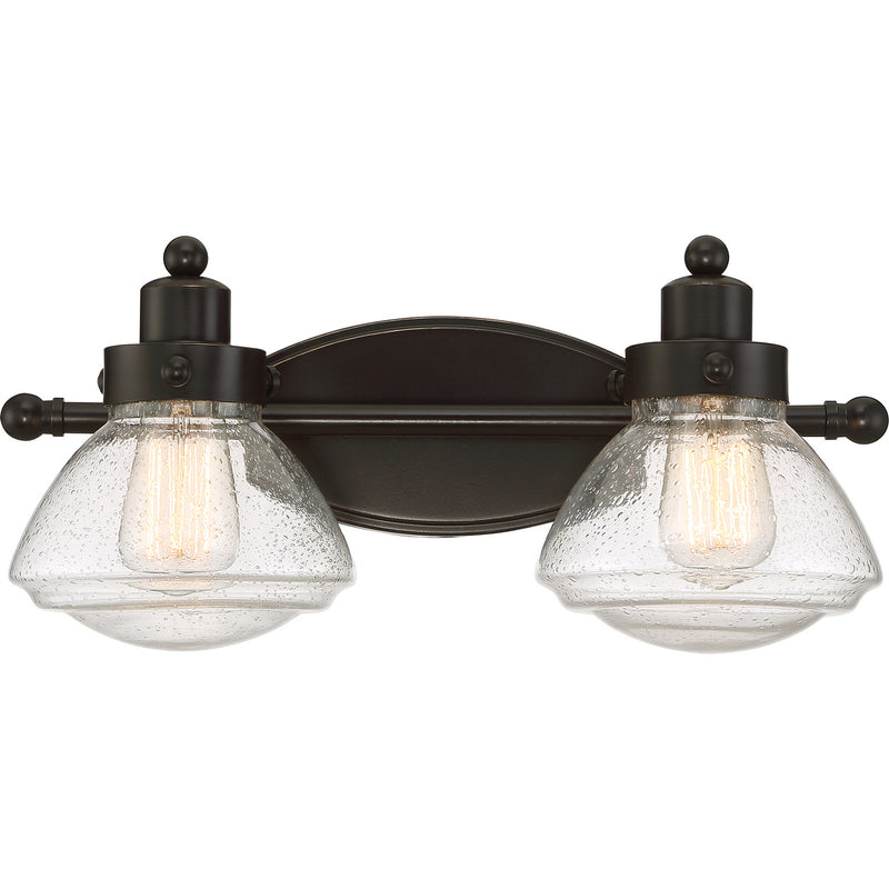 Quoizel SCH8602PN Two Light Bath Fixture, Palladian Bronze Finish - LightingWellCo