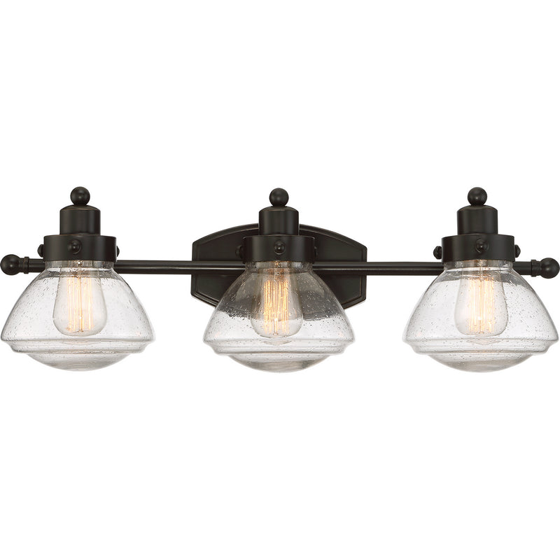 Quoizel SCH8603PN Three Light Bath Fixture, Palladian Bronze Finish - LightingWellCo