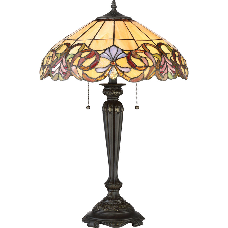 Quoizel TF2802TIB Two Light Table Lamp, Imperial Bronze Finish - LightingWellCo