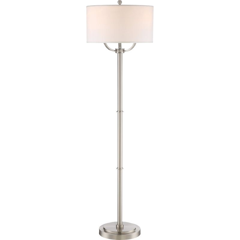 Quoizel VVBY9362BN Three Light Floor Lamp, Brushed Nickel Finish - LightingWellCo