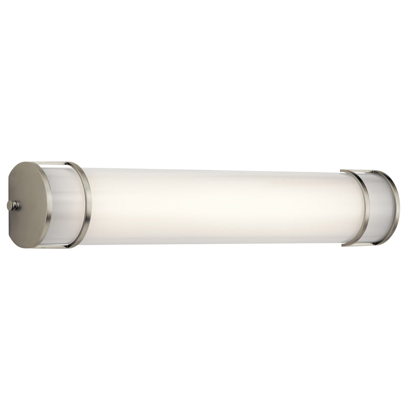 Kichler 11142NILED LED Linear Bath, Brushed Nickel Finish - LightingWellCo