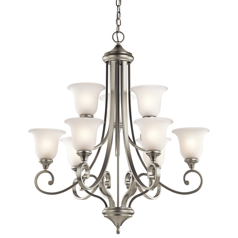 Kichler 43159NIL18 LED Chandelier, Brushed Nickel Finish - LightingWellCo