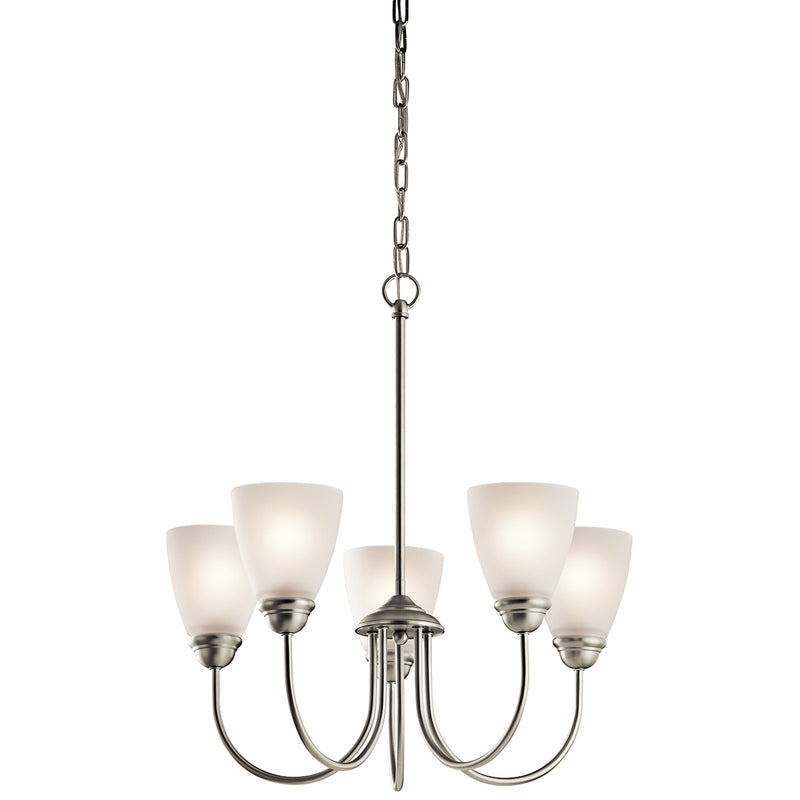 Kichler 43638NIL18 LED Chandelier, Brushed Nickel Finish - LightingWellCo