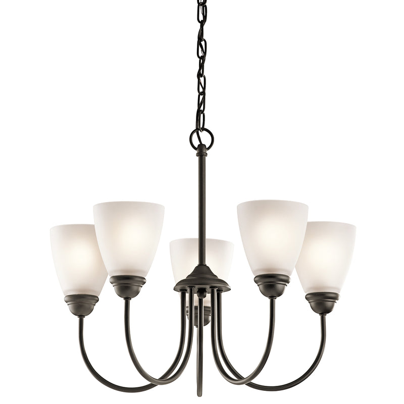 Kichler 43638OZL18 LED Chandelier, Olde Bronze Finish - LightingWellCo