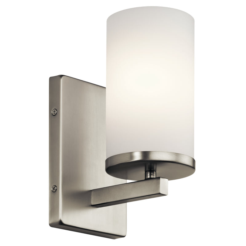 Kichler 45495NI One Light Wall Sconce, Brushed Nickel Finish - LightingWellCo