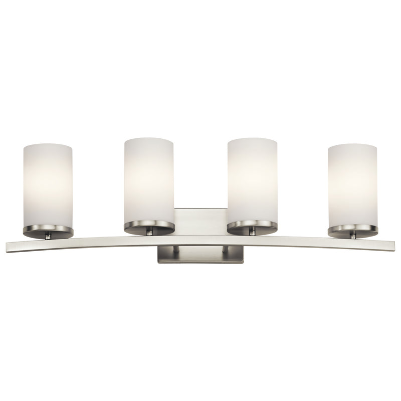 Kichler 45498NI Four Light Bath, Brushed Nickel Finish - LightingWellCo