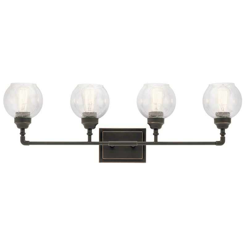 Kichler 45593OZ Four Light Bath, Olde Bronze Finish - LightingWellCo