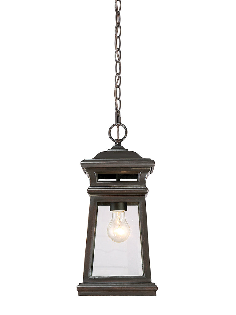 Savoy House 5-243-213 One Light Hanging Lantern, English Bronze w/ Gold Finish LightingWellCo