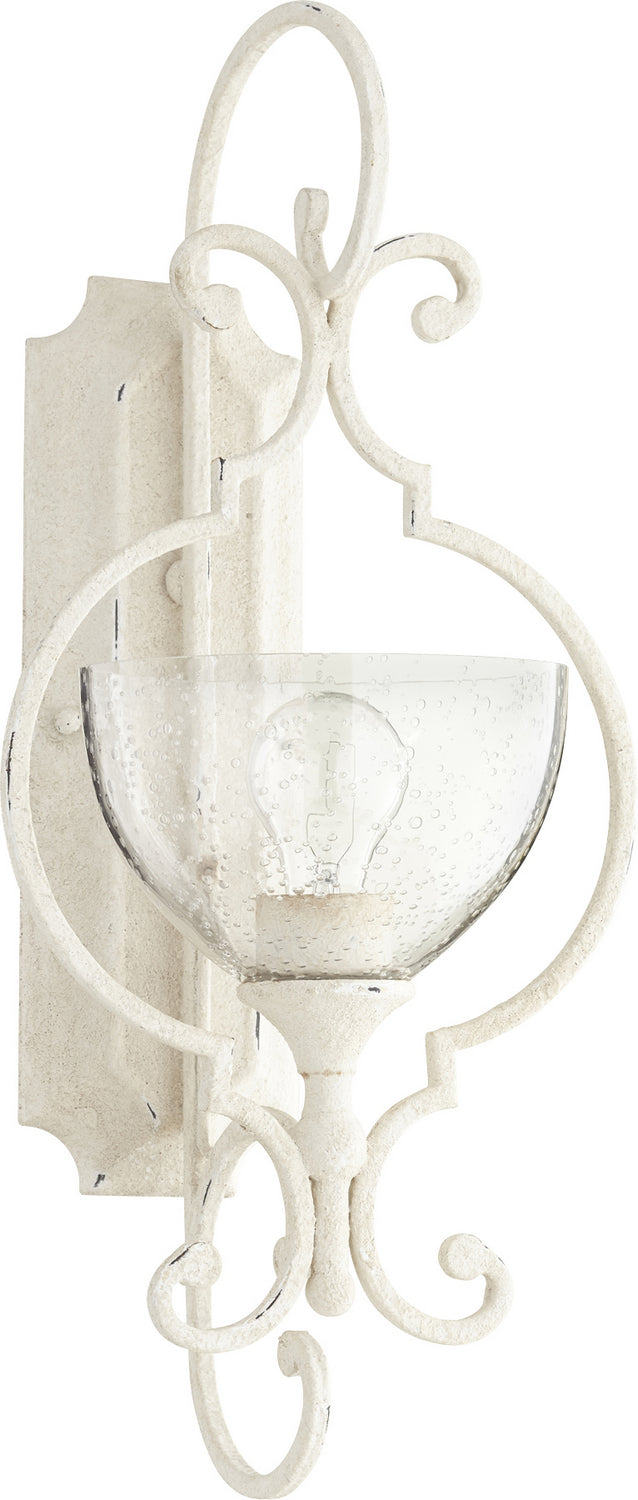 Quorum 5414-1-70 One Light Wall Mount, Persian White Finish - LightingWellCo
