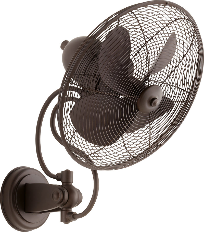 Quorum 94144-86 Patio Fan, Oiled Bronze Finish - LightingWellCo