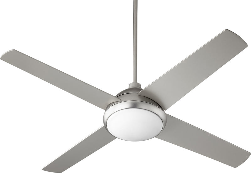 Quorum 68524-65 52``Ceiling Fan, Satin Nickel Finish - LightingWellCo