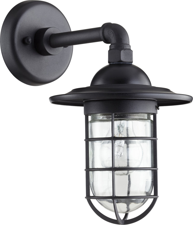 Quorum 7082-69 One Light Wall Mount, Black Finish - LightingWellCo