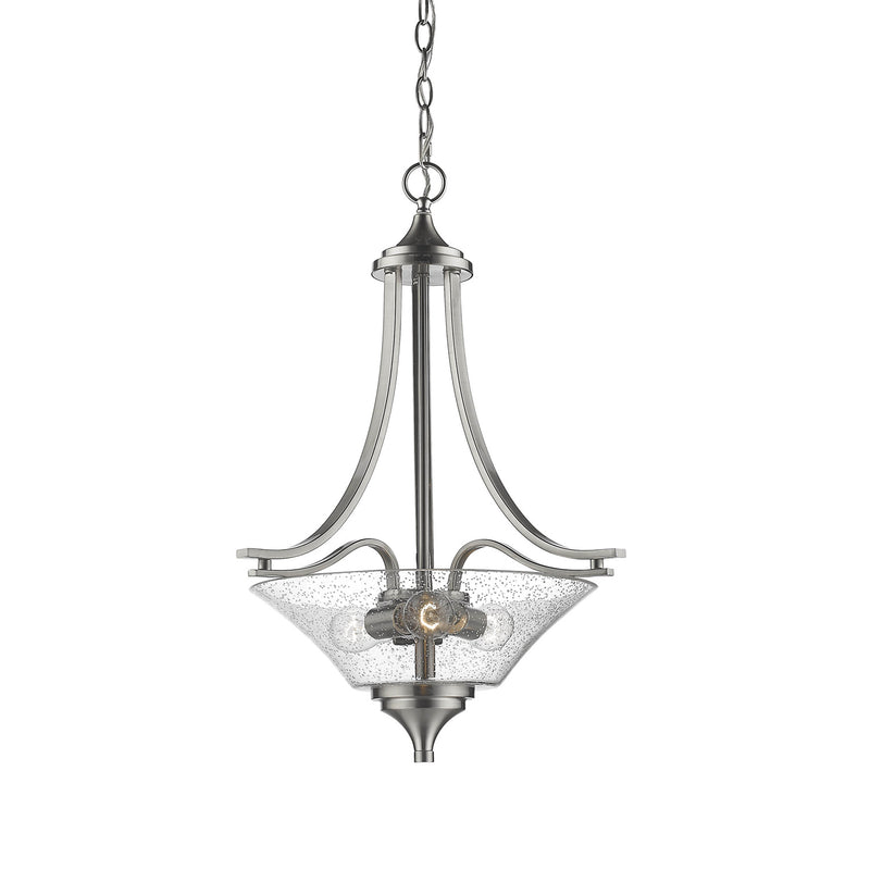 Millennium 1473-SN Three Light Pendant, Satin Nickel Finish - LightingWellCo