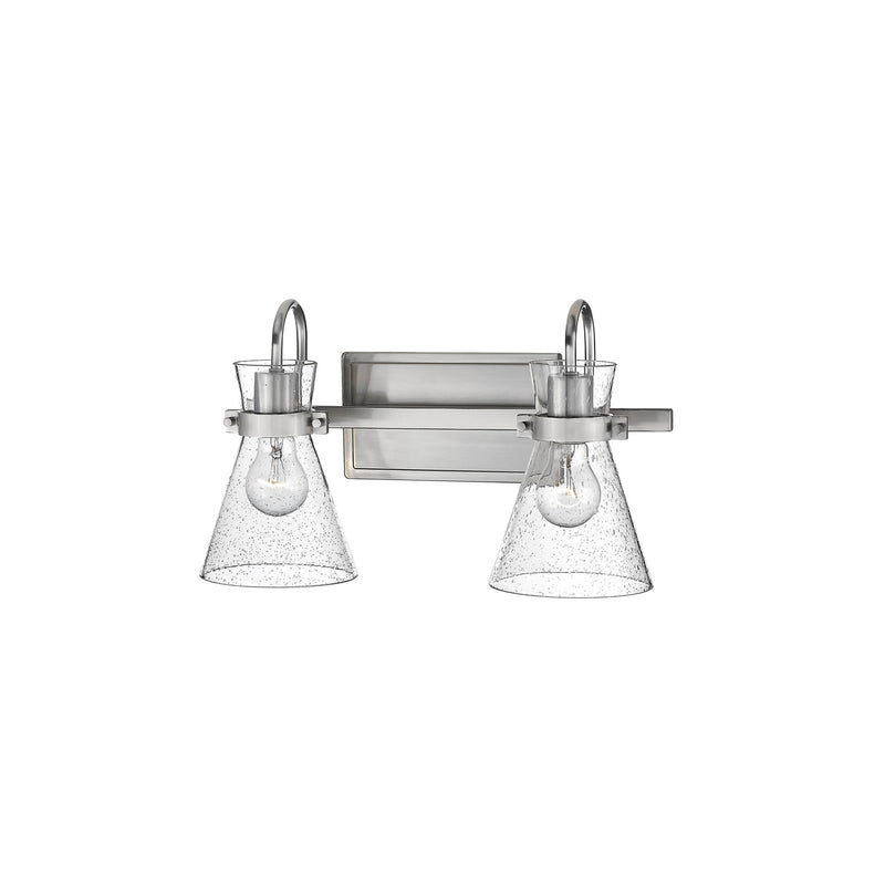 Millennium 2332-BN Two Light Vanity, Brushed Nickel Finish - LightingWellCo