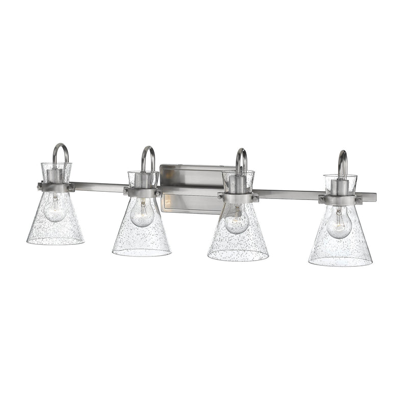 Millennium 2334-BN Four Light Vanity, Brushed Nickel Finish - LightingWellCo