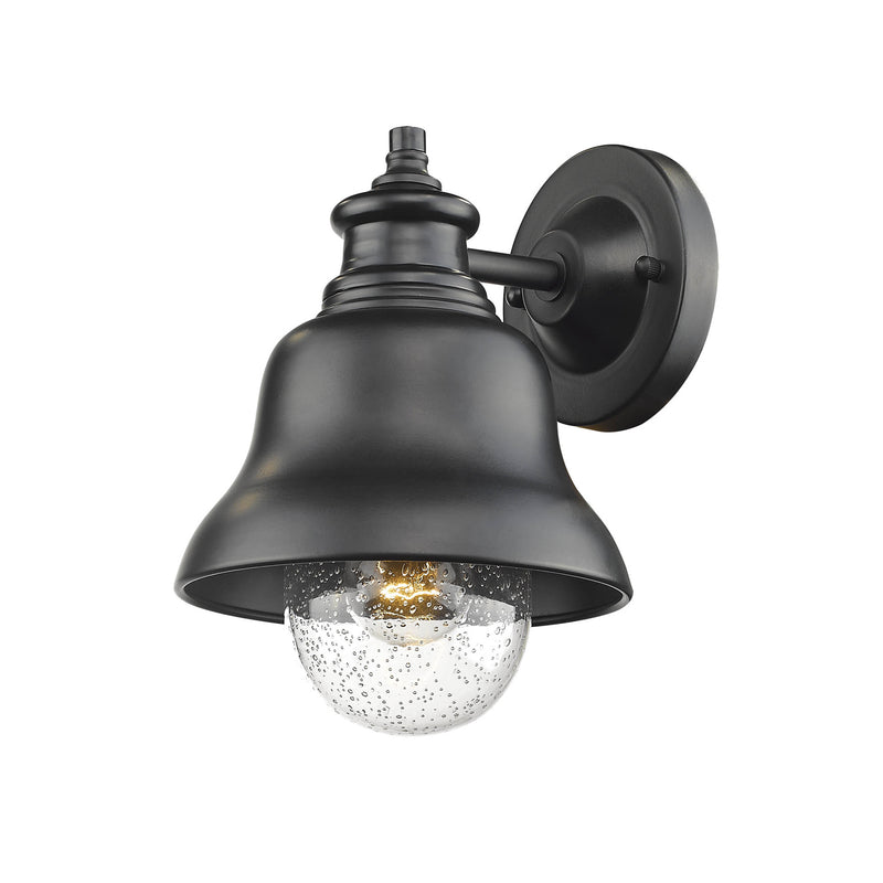 Millennium 2510-PBK One Light Outdoor Wall Bracket, Powder Coat Black Finish - LightingWellCo