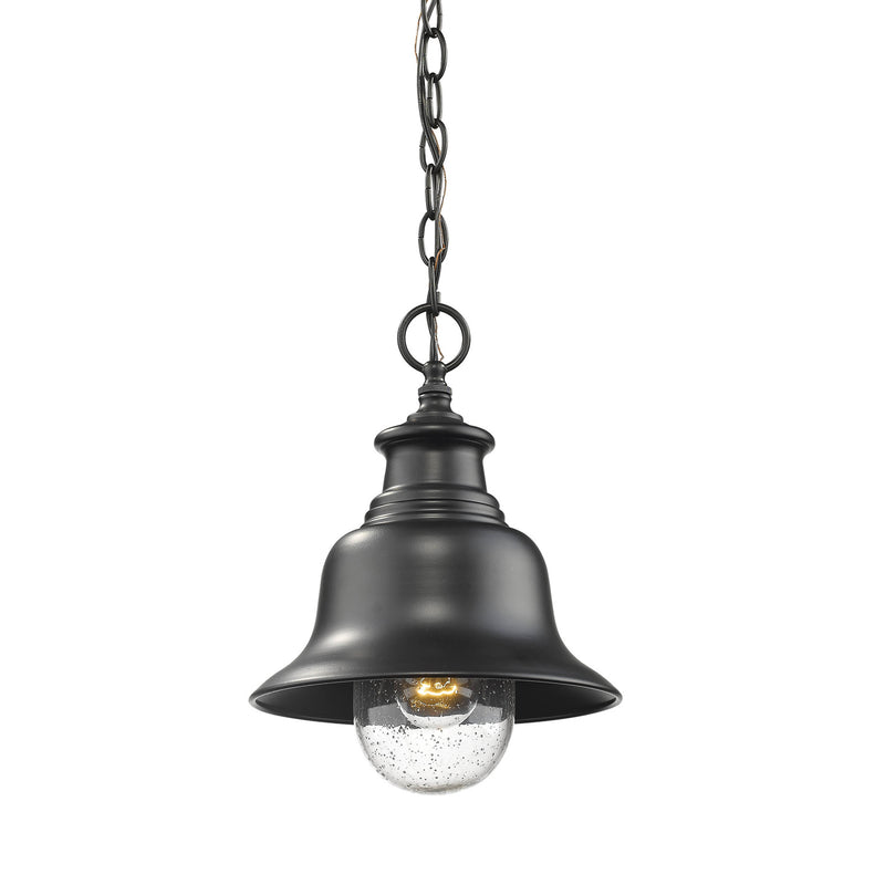 Millennium 2514-PBK One Light Outdoor Hanging Lantern, Powder Coat Black Finish - LightingWellCo