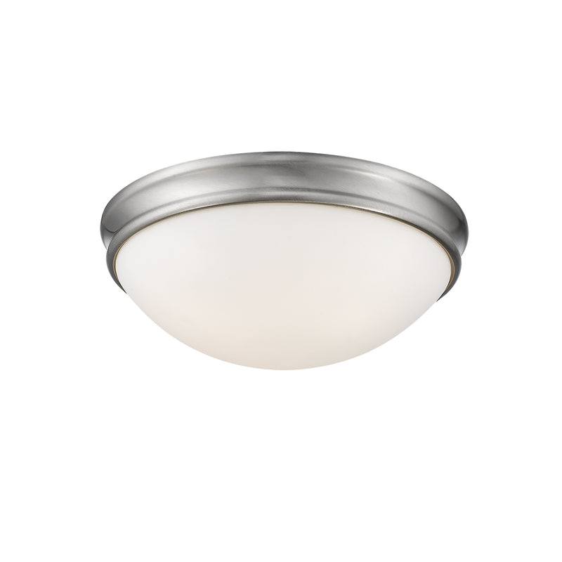 Millennium 5225-BN Three Light Flushmount, Brushed Nickel Finish - LightingWellCo