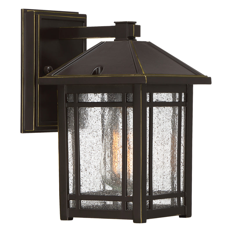 Quoizel CPT8406PN One Light Outdoor Wall Lantern, Palladian Bronze Finish - LightingWellCo