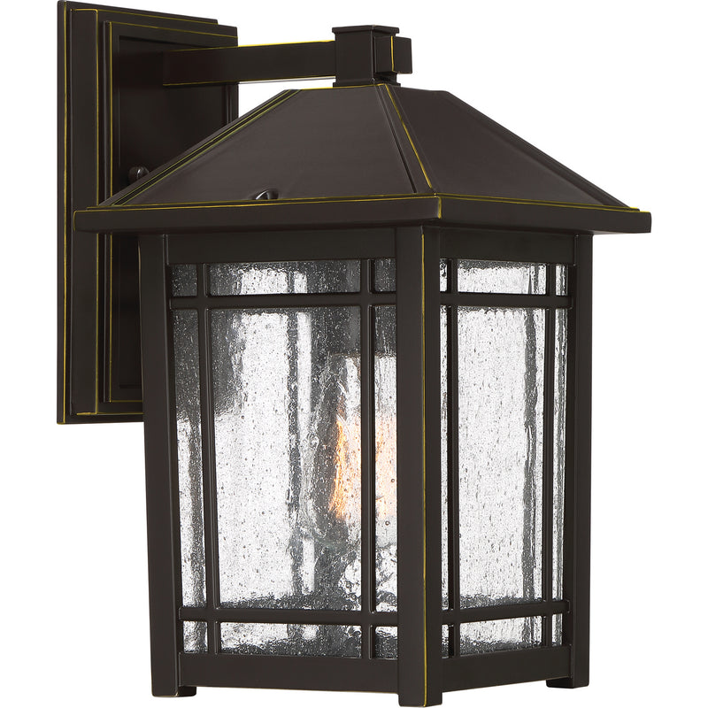 Quoizel CPT8408PN One Light Outdoor Wall Lantern, Palladian Bronze Finish - LightingWellCo