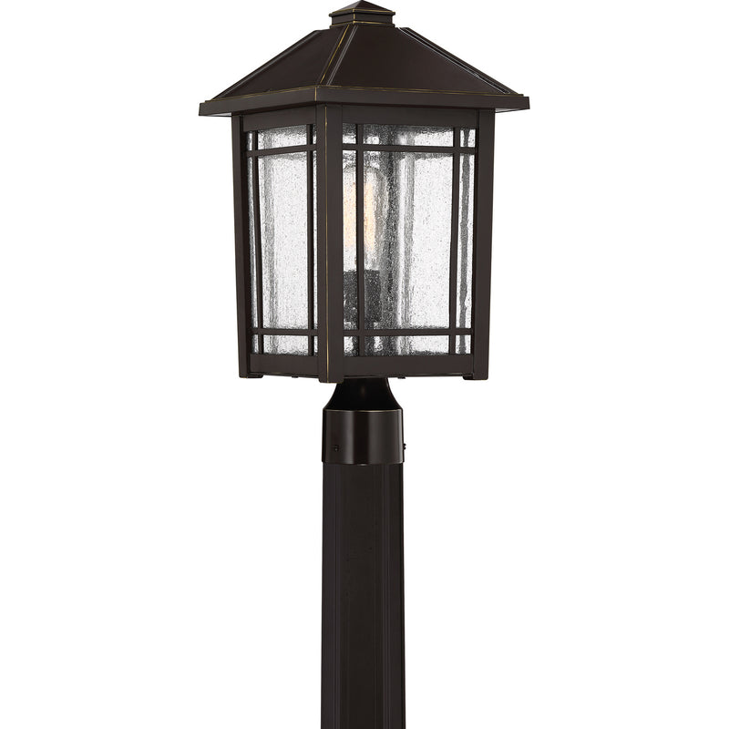 Quoizel CPT9010PN One Light Outdoor Post Mount, Palladian Bronze Finish - LightingWellCo