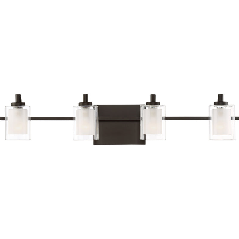 Quoizel KLT8604WTLED Four Light Bath Fixture, Western Bronze Finish - LightingWellCo