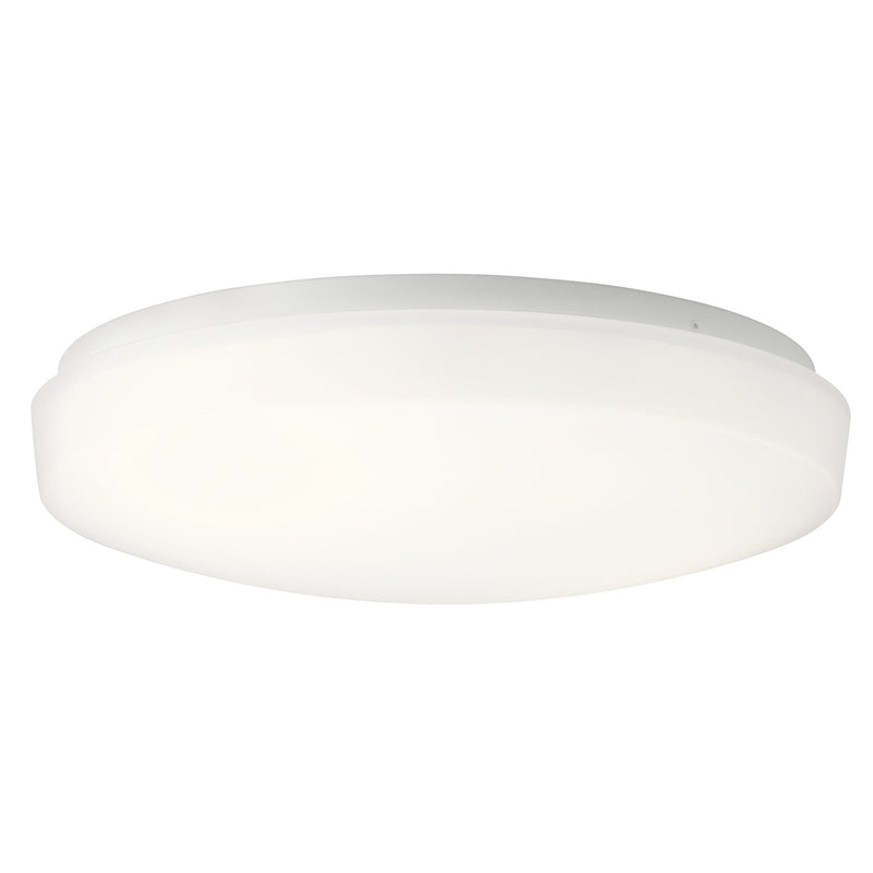 Kichler 10767WHLED LED Flush Mount, White Finish - LightingWellCo