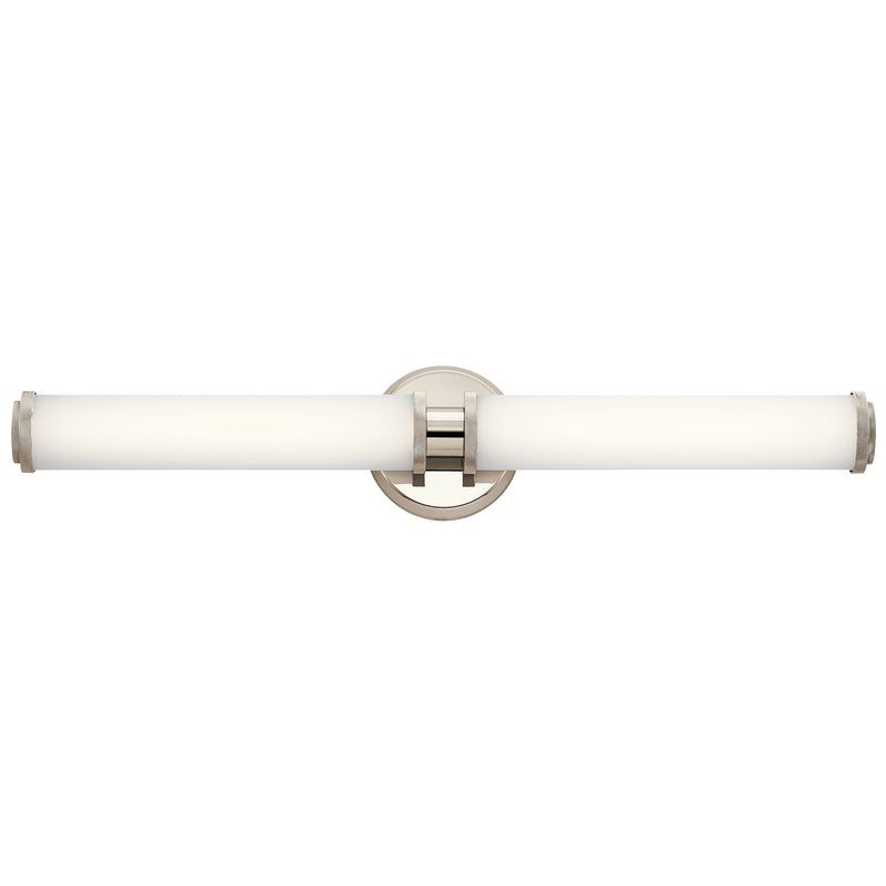 Kichler 45685PNLED LED Linear Bath, Polished Nickel Finish - LightingWellCo