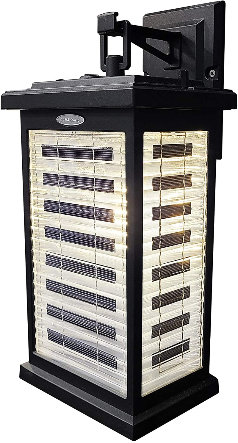 Gama Sonic GS-130 Farmhouse Solar Wall Light - LightingWellCo