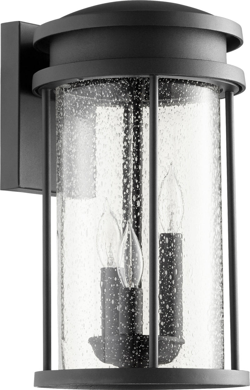 Quorum 7110-3-69 Three Light Wall Mount, Black Finish - LightingWellCo
