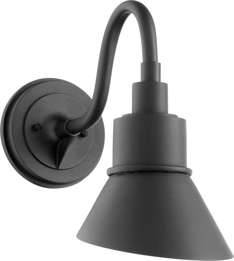 Quorum 730-69 One Light Outdoor Lantern, Black Finish - LightingWellCo