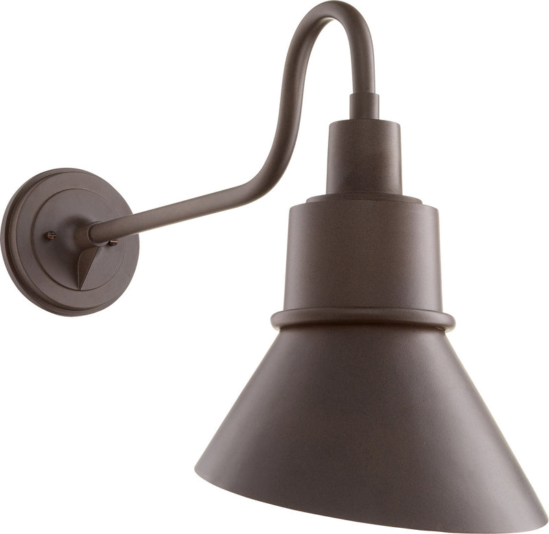 Quorum 731-86 One Light Outdoor Lantern, Oiled Bronze Finish - LightingWellCo