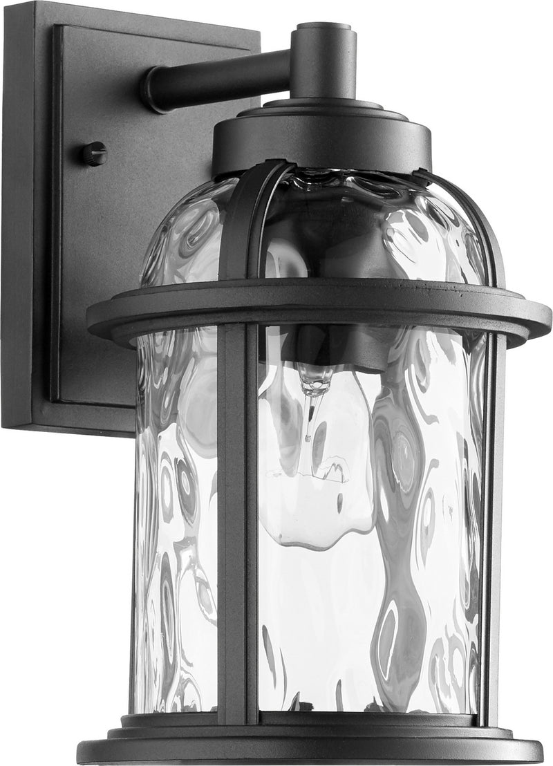 Quorum 7760-69 One Light Outdoor Lantern, Black Finish - LightingWellCo