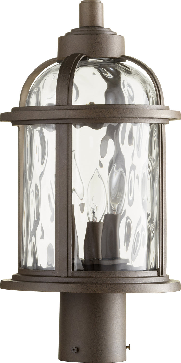 Quorum 7762-3-86 Three Light Outdoor Lantern, Oiled Bronze Finish - LightingWellCo
