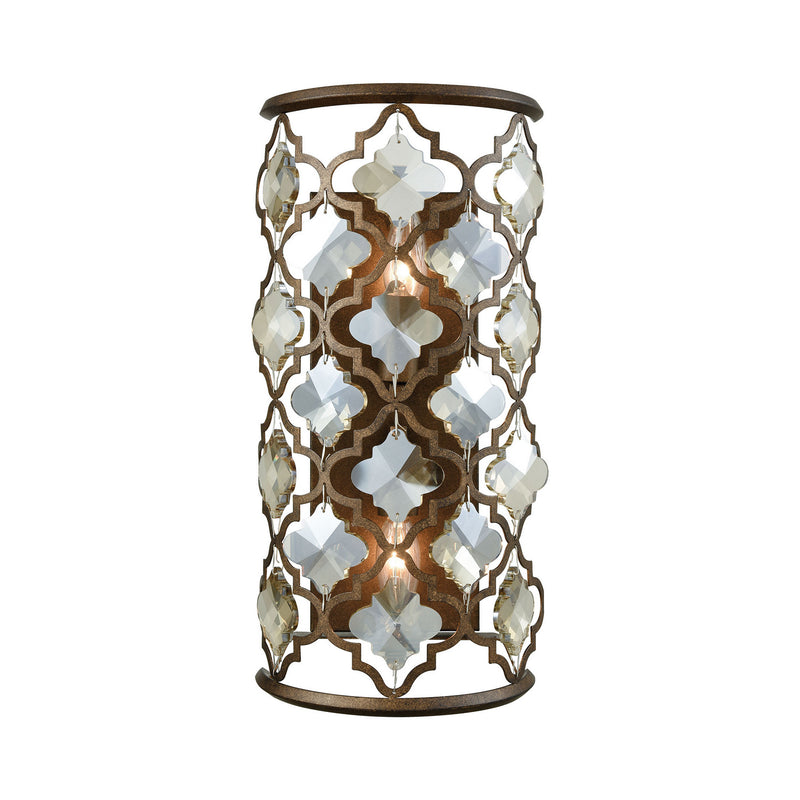 ELK Home 31091/2 Two Light Wall Sconce, Weathered Bronze Finish - At LightingWellCo