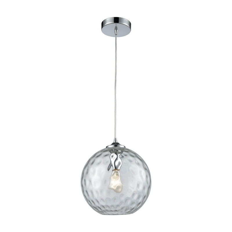 ELK Home 31380/1CLR One Light Mini Pendant, Polished Chrome Finish-LightingWellCo