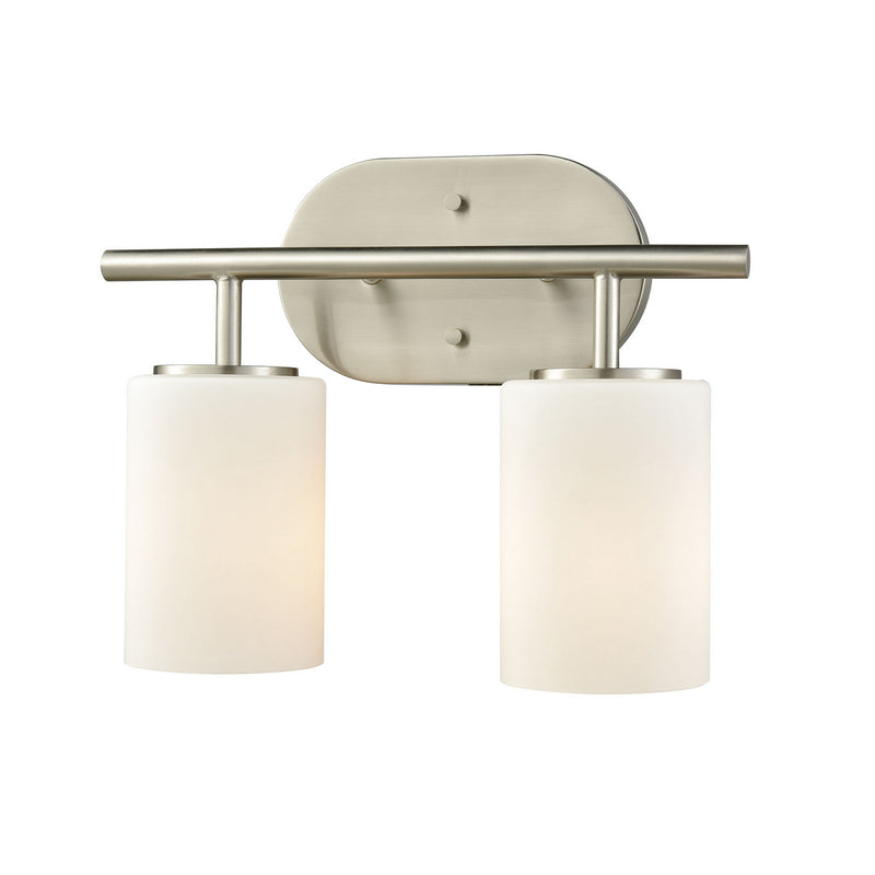 ELK Home 57131/2 Two Light Vanity Lamp, Satin Nickel Finish - At LightingWellCo