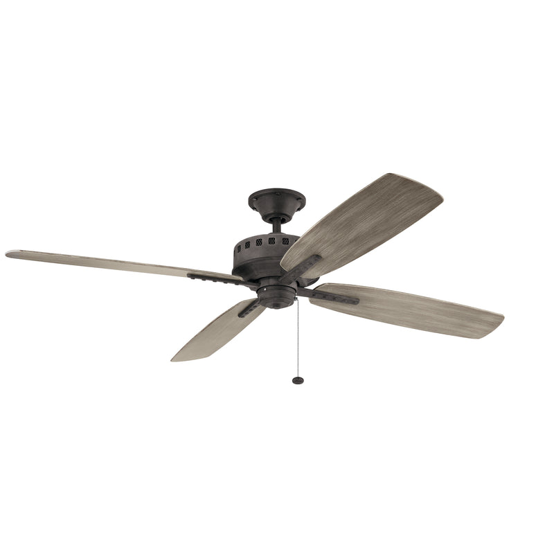 Kichler 310165WZC 65``Ceiling Fan, Weathered Zinc Finish - LightingWellCo
