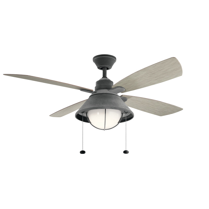 Kichler 310181WZC 54``Ceiling Fan, Weathered Zinc Finish - LightingWellCo