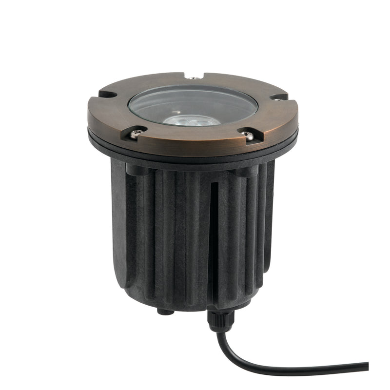Kichler 15495CBR One Light In-Ground, Centennial Brass Finish - LightingWellCo