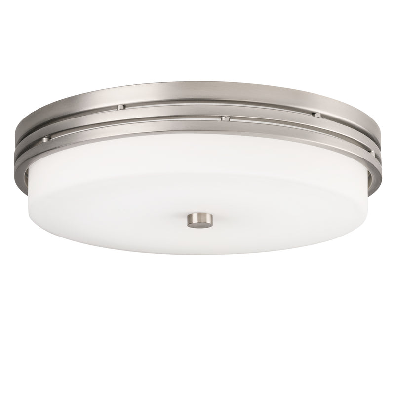 Kichler 42380NILEDR LED Flush Mount, Brushed Nickel Finish - LightingWellCo