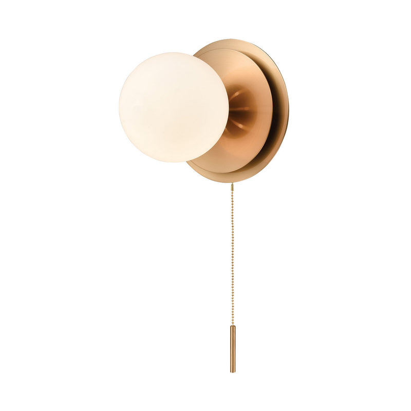 ELK Home 1141-090 One Light Wall Sconce, Aged Brass Finish-LightingWellCo