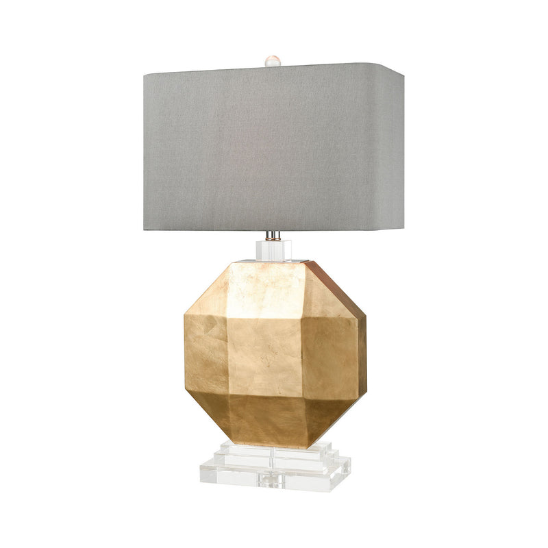 ELK Home D3619 One Light Table Lamp, Gold Leaf Finish-LightingWellCo