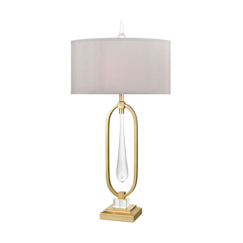 ELK Home D3638 One Light Table Lamp, Gold Leaf Finish - At LightingWellCo