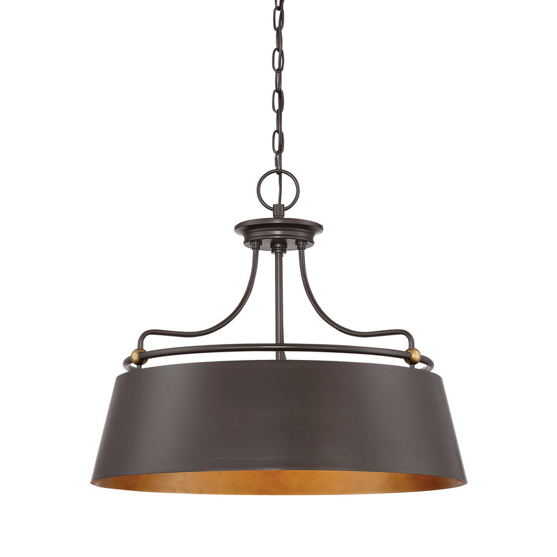 Quoizel FV2824WT Four Light Pendant, Western Bronze Finish - LightingWellCo