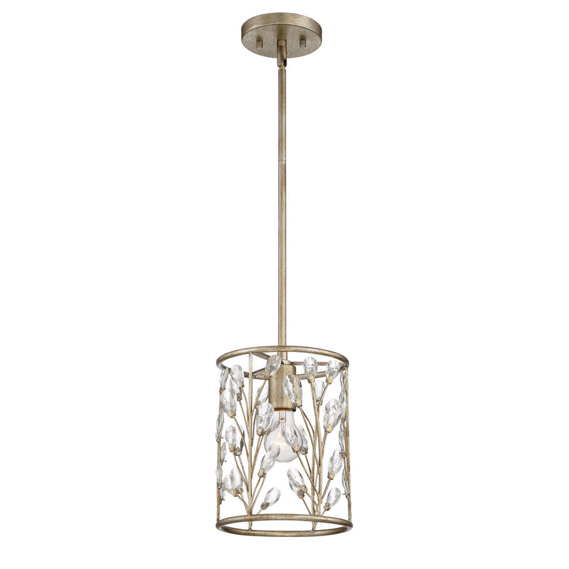 Quoizel MDL1508VG One Light Mini Pendant, Vintage Gold Finish - LightingWellCo