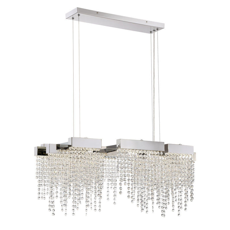 Quoizel PCCL1033PK LED Island Chandelier, Polished Nickel Finish - LightingWellCo